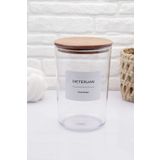 zezedesing Ahşap Vakumlu Kapak Deterjan Kavanozu/kutusu 2300ml (sert Plastik)