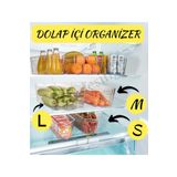 zezedesing Buzdolabı & Dolap Içi Düzenleyici Çok Amaçlı Organizer (medium Boy 15,5cm X 32cm X 10cm)