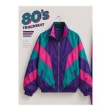 ZF BUTİK 80's Vintage Fermuarlı Ceket