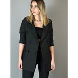 Zf Butik Kadın Siyah Düğmeli Blazer Ceket S Beden Şık Tasarım ve Modern Stil