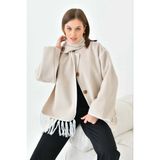 Zf Butik Krem Pinterest Atkılı Ceket Oversize Gabardin Triko