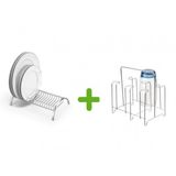 Zf166a Tabak Ve Bardak Kurutmalik Bulasiklik Birarada Set 2 Parca