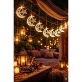 Zg Store 1,5 Metre Pilli LED Işık, Sarı Işıklar Peri Işıkları Aydınlatmalı Şerit LED Ramazan Süsü LED Işık Şerit LED Ramazan Süsü LED Işık