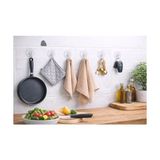 Zg Store 16’lı Şeffaf, Vantuzlu Kanca Seti, Güçlü Tutuşlu, Iz Bırakmayan Pvc Askı Aparatı, Işık Zinciri, LED Işık Ağı, Perde, Balon, Yılbaşı, Parti ve Etkinlik Dekorasyonu Için Pratik Kullanım (Küçük) - 00 Beyaz