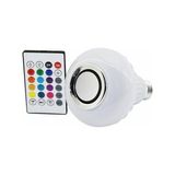 Zg Store 2'si 1 Arada Bluetooth Hoparlörlü Rgb LED Ampul - Uzaktan Kumandalı, Renk Değiştiren Akıllı Müzik Çalar Lamba - Altın