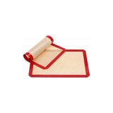 Zg Store 30X40 cm Silikon Pişirme ve Hamur Açma Matı – Fırınlanabilir, Yıkanabilir, Tekrar Kullanılabilir, Yapışmaz