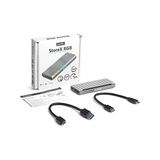 Zg Store Dark USB 3.2 Gen2 Type C - M.2 Nvme & Sata SSD Rgb Led'li Disk Kutusu (Dk-Ac-Dsem5)