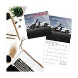 Zg Store Graphique 2024 Araba Efsaneleri Duvar Takvimi | 12 "x 12" | Kalın Kağıt | Ev ve Ofis Düzenleyici | Büyük Aylık Izgara | 3 Dil ve Işaretli Tatil | 2025 Için 4 Aylık Önizleme Sayfası