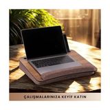 Zg Store -LS013 Minderli Laptop Sehpası (Ceviz) - 1 GB