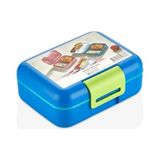 Zg Store Mhk Prime Beslenme Kutusu Çift Katlı Alt Hazne Iki Bölmeli Yemek Saklama Kabı Çatal Kaşık Bıçak Set Mavi - 0,5 x 7 cm