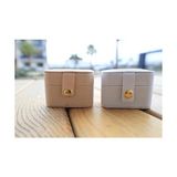Zg Store Mini Takı Kutusu Organizer – Çıtçıtlı, Yüzük Küpe Saklama Kutusu, Kompakt Mücevher Kutusu, Seyahat Tipi (Farklı Renkler) (Ten)