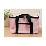 Zg Store Pembe 22 Litre Termal Piknik ve Taşıma Çantası – Su Geçirmez Kumaş, Kalın Yalıtımlı Iç Kaplama, 2 Bölmeli Soğuk-Sıcak Tutucu Çanta (39X27X23 Cm) - 0,5 x 7 cm