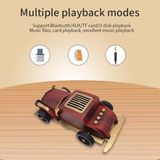Zg Store Retro Klasik Araba Şekilli Kablosuz Bluetooth Hoparlör – 1500MAH Şarjlı, Bt/tf/usb Destekli, 5W Güç Çıkışı, 10M Menzil, Telefon Standlı Dekoratif Müzik Hoparlörü | B2