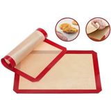 Zg Store Silikon Pişirme Matı, Yıkanabilir Yanmaz Pastacılık Fırın Matı - Isıya Dayanıklı, Çok Renkli, 30 x 40 cm