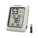 Zg Store Thermopro TP50 Dijital Termo-Higrometre, Iç Mekan Termometresi, Higrometre, Sıcaklık ve Nem Ölçer, Oda Iklimi Kontrolü, Oda Havası Kontrolü, Klima Monitörü Için - 0-Siyah