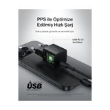 Zg Store Usb-C Fiş 25 W - Usb-C Telefon Şarj Cihazı, Apple iPhone 16, 15 Plus, Pro, Pro Max, Ipad, Galaxy S25, Pixel 9, Nintendo Switch ve Fazlası Için Pd 3.0 Pps Hızlı Şarj Cihazı, Siyah - 00-Siyah - Beyaz