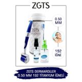 Zgts Blue Line Dermaroller 0.50mm Titanyum 192 Iğneli Derma Rolle