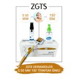 Zgts Dermaroller 0.50mm Dezenfektan Hediye 192 Titanyum Iğneli Gold Derma Roller