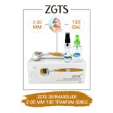 Zgts Dermaroller 2.00mm Dezenfektan Hediye 192 Titanyum Iğneli Gold Derma Roller