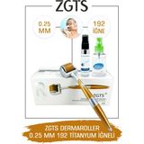 Zgts Gold Line Zgts Dermaroller - 0.25 mm Ölçü - 192 Titanyum İğneli - Saç Sakal Yüz ve Cilt Bakım Derma Roller