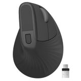 Zhaman Ergonomik Dikey Fare, 2.4G USB ve Tip C Şarj Edilebilir Fare, PC/Dizüstü Bilgisayar/Dizüstü Bilgisayar/Dizüstü Bilgisayar/Tüm C Tipi Cihazlar için 3 Ayarlanabilir DPI ile Ergo Kablosuz Fare,