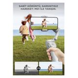 ZHIYUN Gimbal Özellikli Çok Amaçlı Selfie Çubuğu M01 Gri