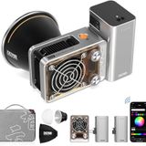 ZHIYUN RGB Video Işığı Molus X60 RGB Pro [Resmi] 60 W 2 x 2500 mAh pil ve mini softbox ile taşınabilir fotoğraf ışığı 2700-6500 K kısılabilir CRI 95, TLCI 98, fotoğraf aydınlatması