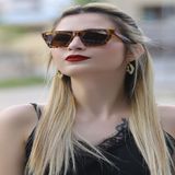 ZHL Butik 9616.1356 Açık Kahve Kadın Güneş Gözlüğü