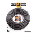 ZHL Tools 20 M + 20 Metre PVC Bahçe ve Yıkama Hortumu Sulama Başlığı