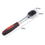 ZHL Tools Cr-V Max Cırcırlı 53 Parça Lokma Anahtar Takımı Bits Uç Seti İle Tam Set - Siyah