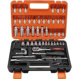 ZHL Tools Zhltools Cr-v Max Cırcırlı 53 Parça Lokma Anahtar Takımı Bits Uç Seti İle Tam Set