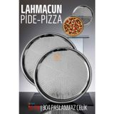 ZHL Tools Zhltools Lahmacun Pizza Pide Pişirme Tepsisi 36 CM 2 li SET