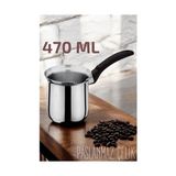 Zhlhome Paslanmaz Çelik Cezve 470 ml - Gümüş