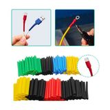 Zhltools 5 Renk Makaron Isı ile Daralan Kablo Seti 530 Adet 8 Boy Kutu Set - Siyah