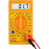 Zhltools Dijital Avometre Multimetre Ölçü Aleti Akım Ölçer DT-830B - Sarı