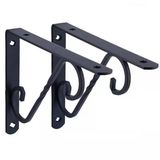 Zhltools Ferforje L Raf Altı Raf Ayağı 15.5X11.5 Cm 2 Adet