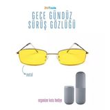 Zhltools Gece Gündüz Sürüş Gözlüğü Metal Çerçeveli