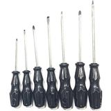 Zhltools Mıknatıslı Düz Yıldız Tornavida Seti 7 Parça - Siyah