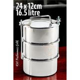 Zhltools Sefer Tası Paslanmaz Çelik Yemek Kabı 24X36cm 16.5 Litre