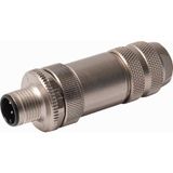 Zhong M12MG-D5K ,metal M12/5-PIN Düz Erkek Soket - 0 - Siyah
