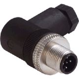 Zhong M12PGF-5D ,M12/5-PIN Açılı Erkek Soket - 0 - Siyah