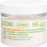 Ziaja Coconut Vibes Body Scrub & Mousse 2in1 - Vücut Peelingi 270ML