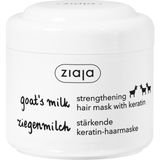 Ziaja Keratin ve Keçi Sütü İçeren Saç Maskesi 200 ml Kuru Saçlar İçin Onarıcı ve Güçlendirici