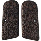 Zib Grips Silah Kabzası - Browning FN1910, Kısa Belçika ile Uyumlu - Koyu Kahverengi Renk - BRWFNKCV002