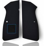 Zib Grips Silah Kabzası - Zig 14, Browning Hp, High Power 14, Spor Kasa ile Uyumlu - Siyah Renk - Polimer Malzemesinden Yapılma - POBRWHPSSY005