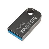 Zibox Faster 256 GB Mimi Serisi USB 3.0 Yüksek Hızlı Metal Flash Bellek - Siyah