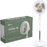 Zibox Feny Vortex 79 Ev Ofis Tipi Ayaklı 70W Kademeli Retro 9 vantilatör - Siyah