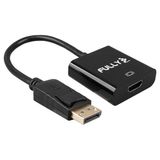 Zibox Fully G-539CA Display Port To HDMI Dişi 10 cm Çevirici Kablo - Siyah
