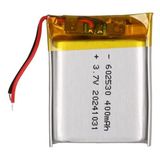 Zibox Powermaster 602530 3.7V 400MAH Lityum Polimer (Li-Po) Batarya Ciklet Pil