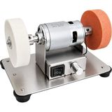 Zibox Powermaster AJ001 Mini Masaüstü Taşlama ve Bileme Makinesi - 24V 8000 Rpm Hız Ayarlı - Siyah